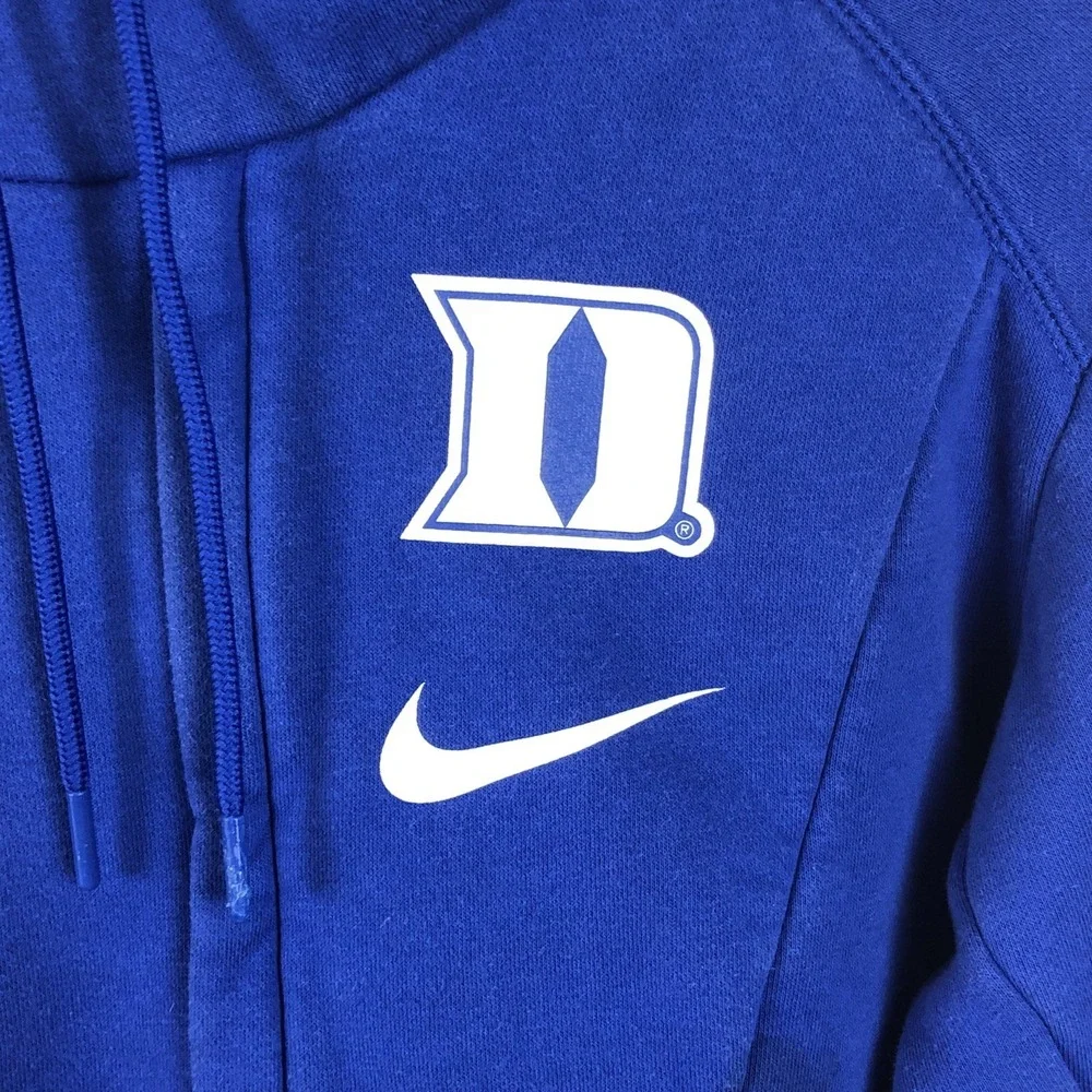 Duke Blue Devils Nike Pullover Hoodie Men's Sz S Blue White NCAA Basketball Rare